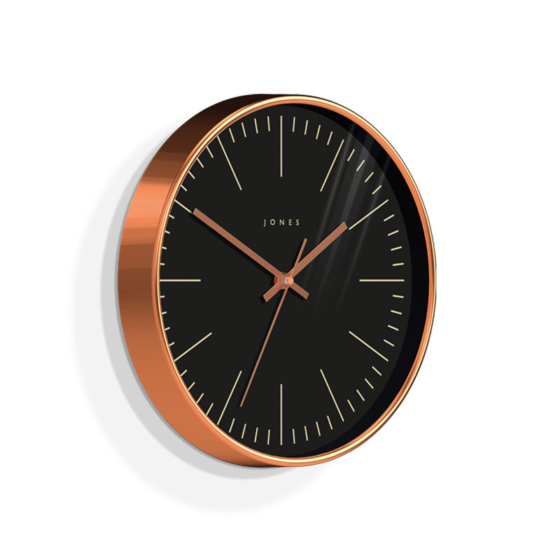 Studio Acrylic Wall Clock, Rose Gold