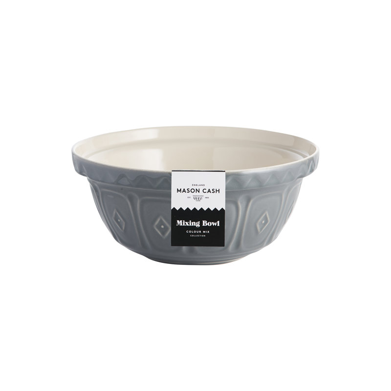 Colour Mix, Mixing Bowl, Grey, 24cm