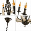 Lustre en bois de cerf à 6 têtes Donita