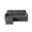 Canapé-lit en velours côtelé de 85 pouces, canapé-lit 3 places avec méridienne de rangement, main courante carrée avec deux porte-gobelets et port de charge USB, canapé-lit pour le salon