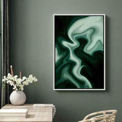 Art mural encadré abstrait rétro antique classique pour chambre à coucher