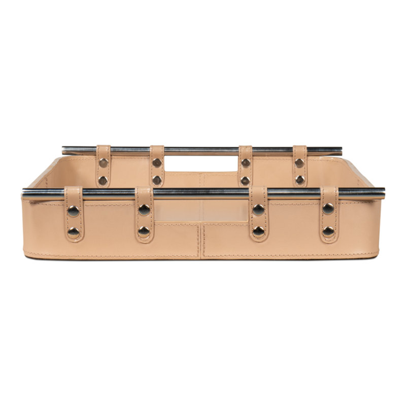 Shagreen Decorative Tray, Tan