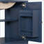 Meuble-lavabo de 30 pouces avec lavabo en céramique, armoire de rangement multi-portes avec portes à fermeture douce pour l'espace de salle de bain