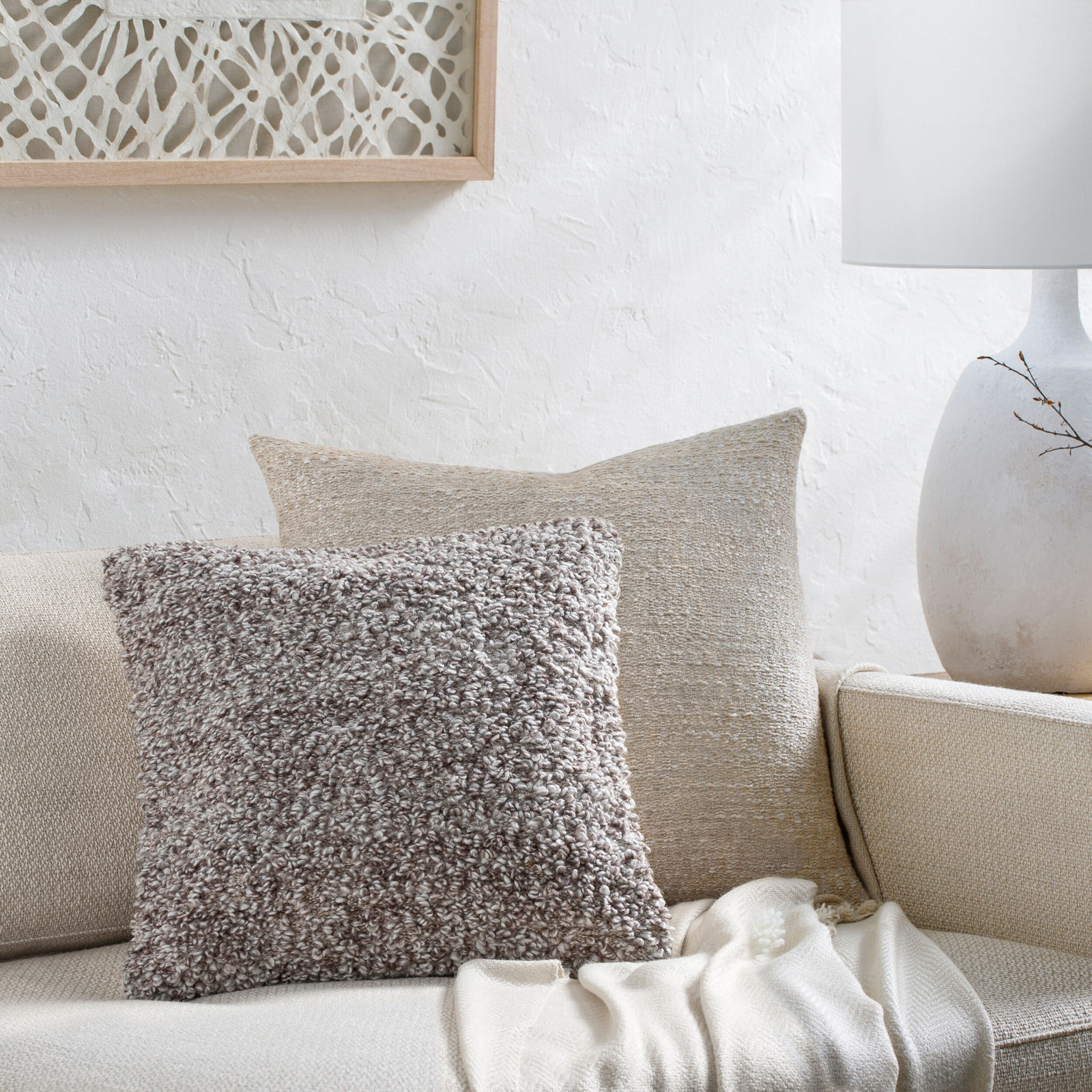 Boculette 18" x 18" Pillow Cover, Down