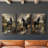 Equine  Series  CVII  -Premium Gallery Wrapped Canvas Set -Ready to Hang-102399252