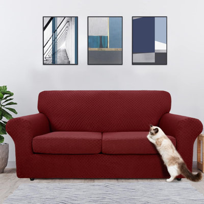 Box Cushion Loveseat Slipcover