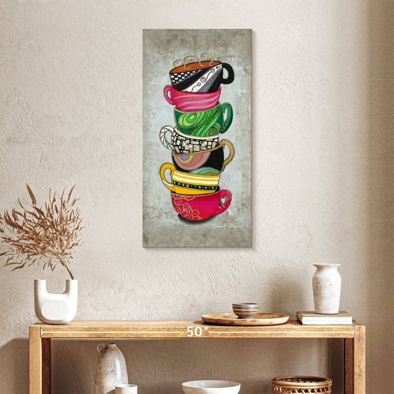 Collection Cuppa Stacked Hot II, H 36 po x l 18 po