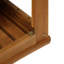 Banc de douche de salle de bain solide naturel d’acacia en bois robuste Delania