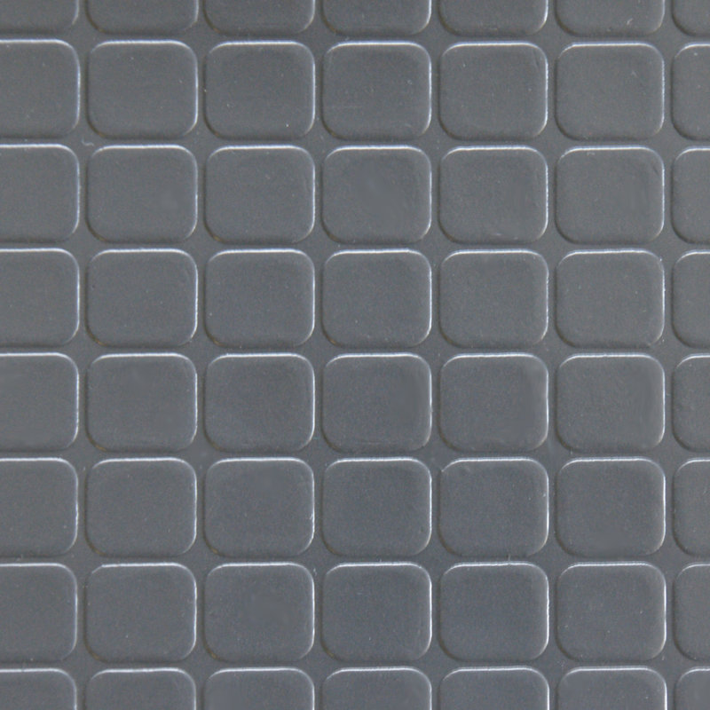 Rouleau de plancher de garage en gris foncé 4 po pi. x 9 po. "poignée-bloc", 4 pi x 9 pi