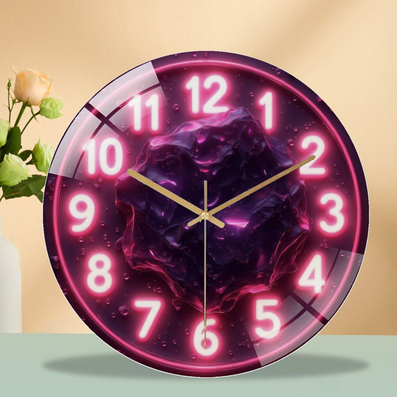 Horloge murale 12 po Neon