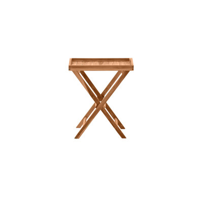 Kattan Rectangular Teak Solid Wood Outdoor Buffet & Console Table - 60 cm W 40 cm D