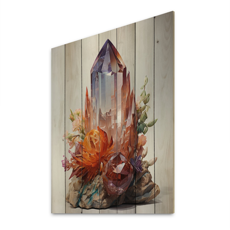 " Spiritual Stone Quartz I ", 32" H x 24" W x 0.78" D
