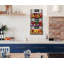 Metal Wall Organizer with Wall Baskets