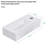 White Rectangular Ceramic Sink - Wall Mount, 14.88x7.19 Inch, Stain , Faucet Hole Supplied Bathroom Mounted, Rectangular, Offered