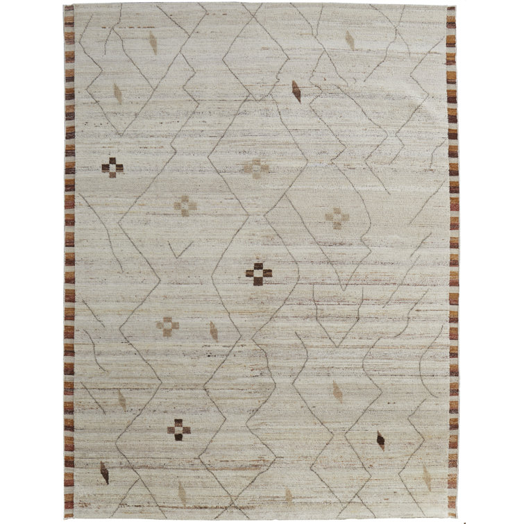 Tapis rectangulaire en laine Kasbah