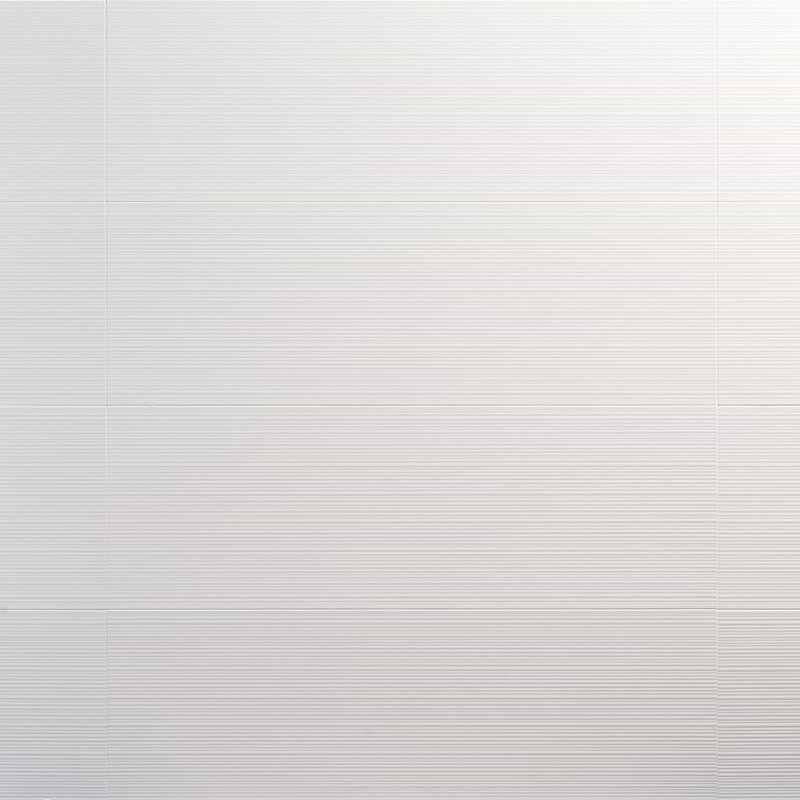 Reverb 12x36 3D Matte Ceramic Tile, Linear White
