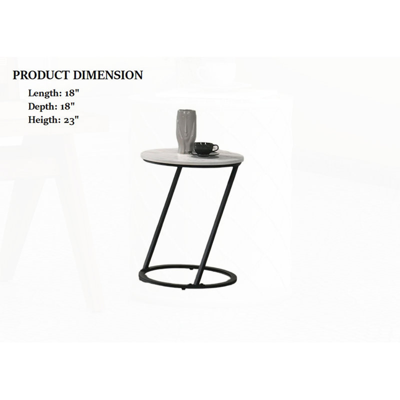 Ensemble de table contemporain 3 pièces, Blanc