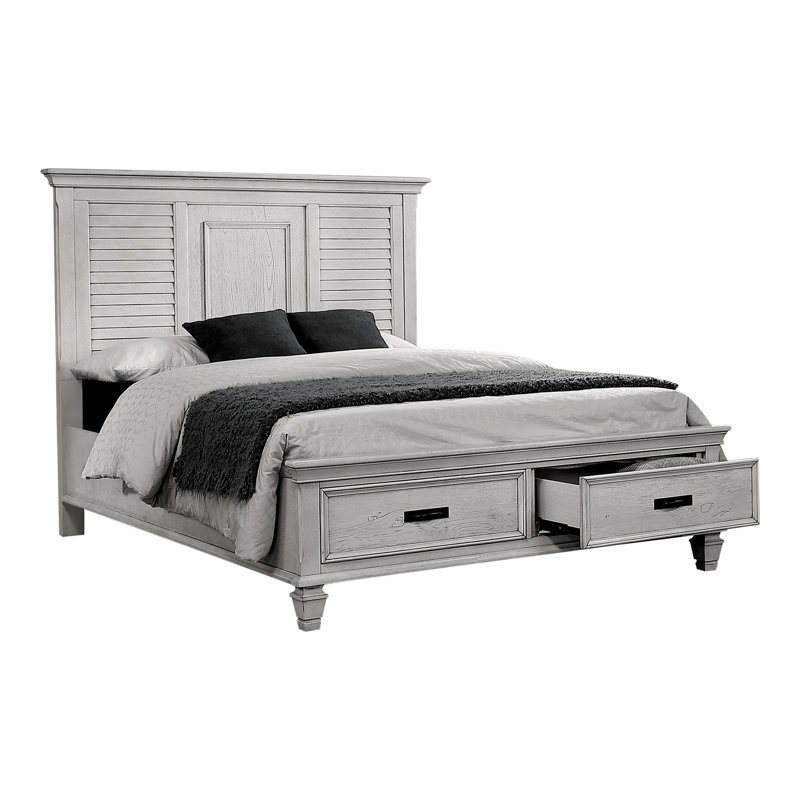Ensemble de chambre à coucher 4 pièces Staats, Très grand, Blanc
