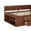 Lit de jour double avec tablettes et tiroirs-1742124043
