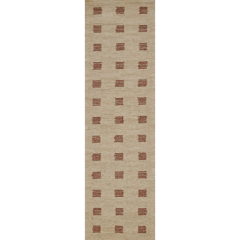 Tapis en laine Lanora, Tapis de couloir 2 pi 3 po x 8 pi