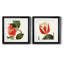 Ensemble de 2 reproductions de cadres photo Croped Antique Botanical III-1193419459-1193419460-1205366789