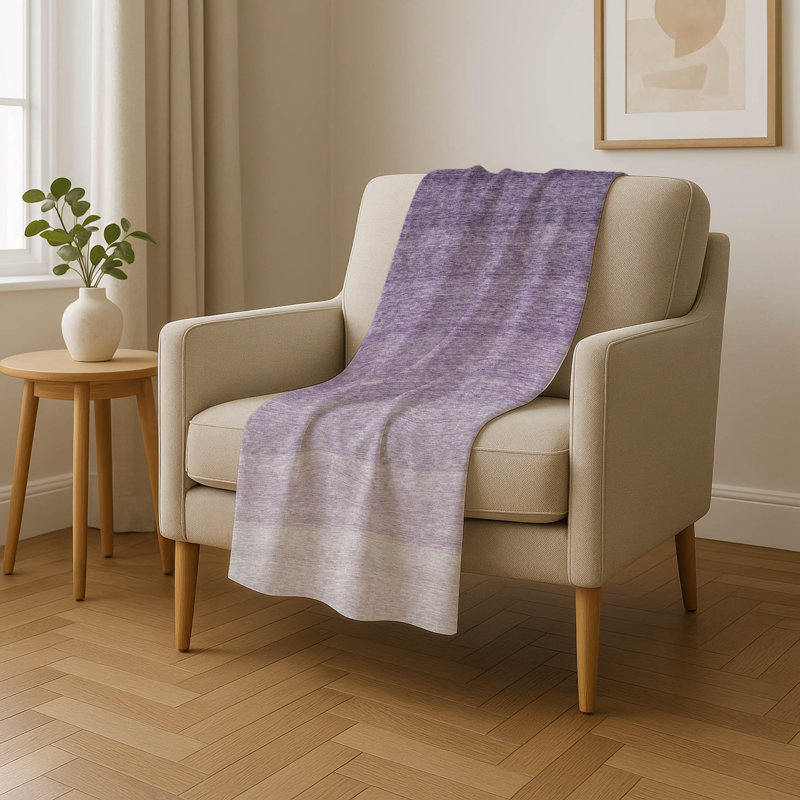 Jeté dégradé Addison Sherpa ASB928, Mauve, Dégradé
