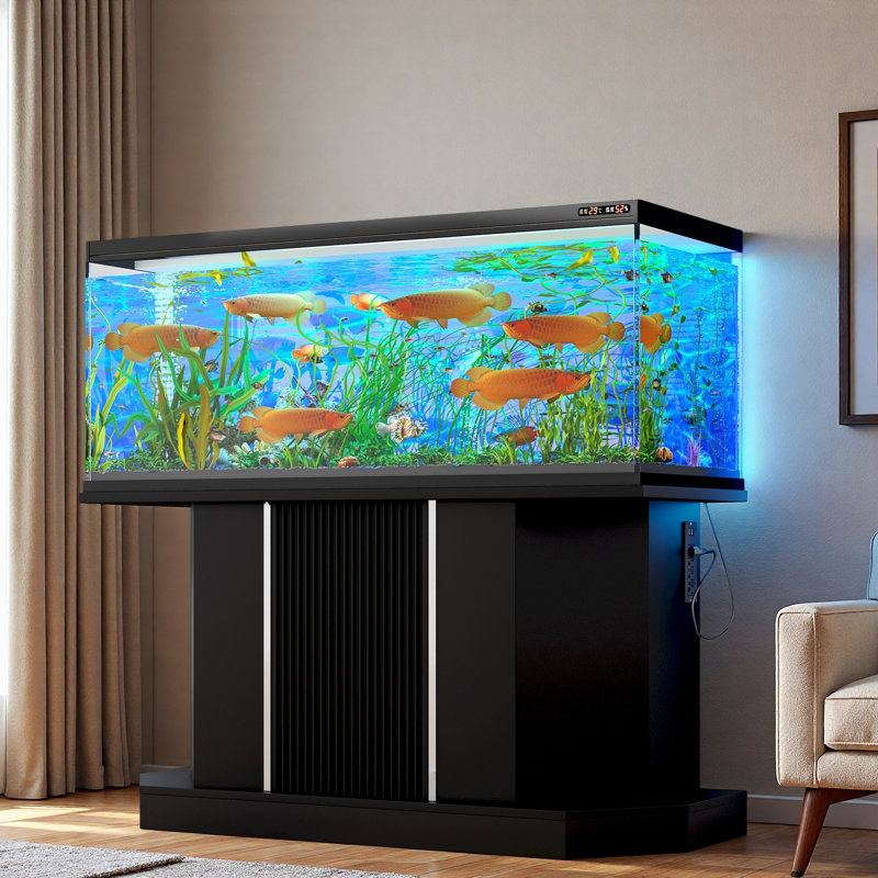Support pour aquarium moderne avec prise de courant et armoire de rangement