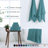 Martex Ultimate Solid 6 Piece Larkspur Teal Towel Set-115845225