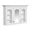 Armoire de toilette murale 2 en 1 avec beaucoup de rangement, parfaite pour les petits espaces et les décors modernes