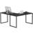 Cleao L-Shaped Metal Base Computer Desk-625406574
