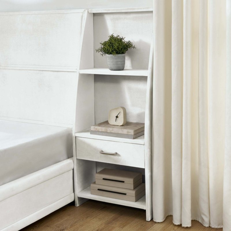 Bed, Queen, Beige