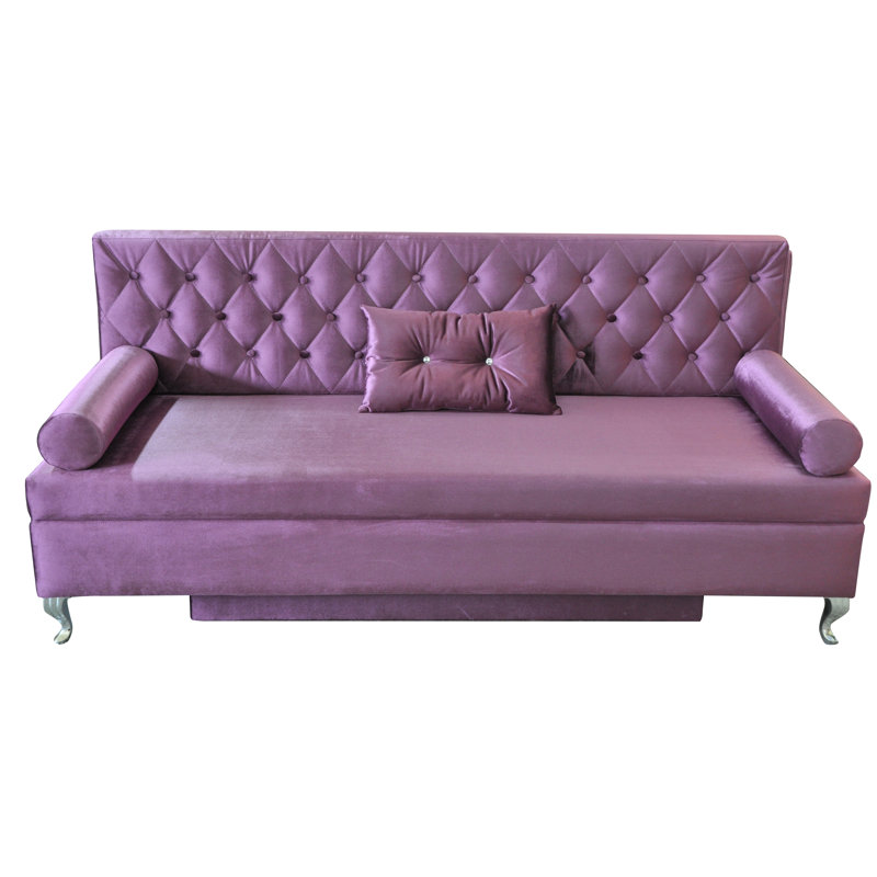 Glamour 3 Seater Sleeper, Violet