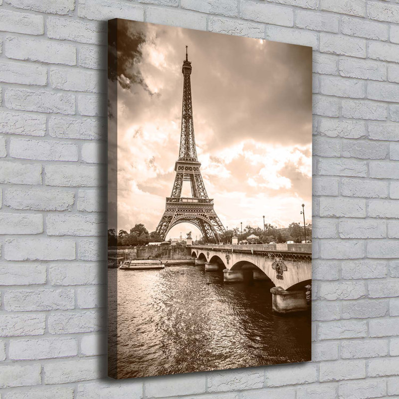 Eiffel Tower Paris - Wrapped Canvas Print