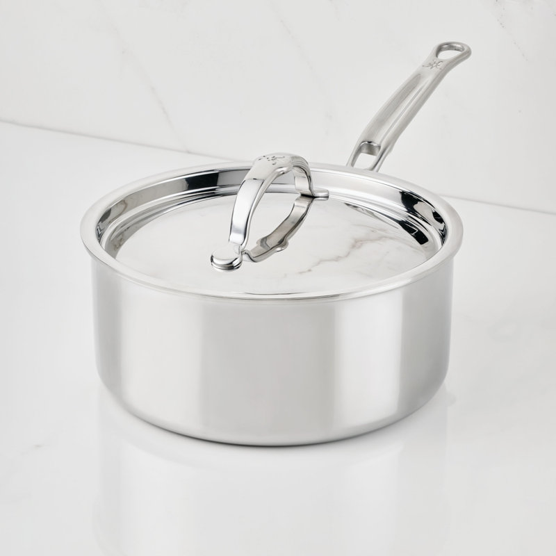 Probond® Luxe 2-quart Professional Clad Stainless Steel Saucepan With Lid, 3 quarts