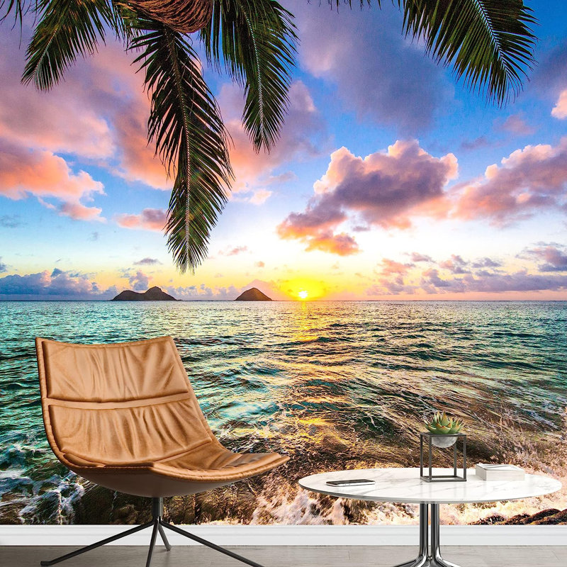 Coastal Beachy Peel & Stick Border, 66" L x 96" W