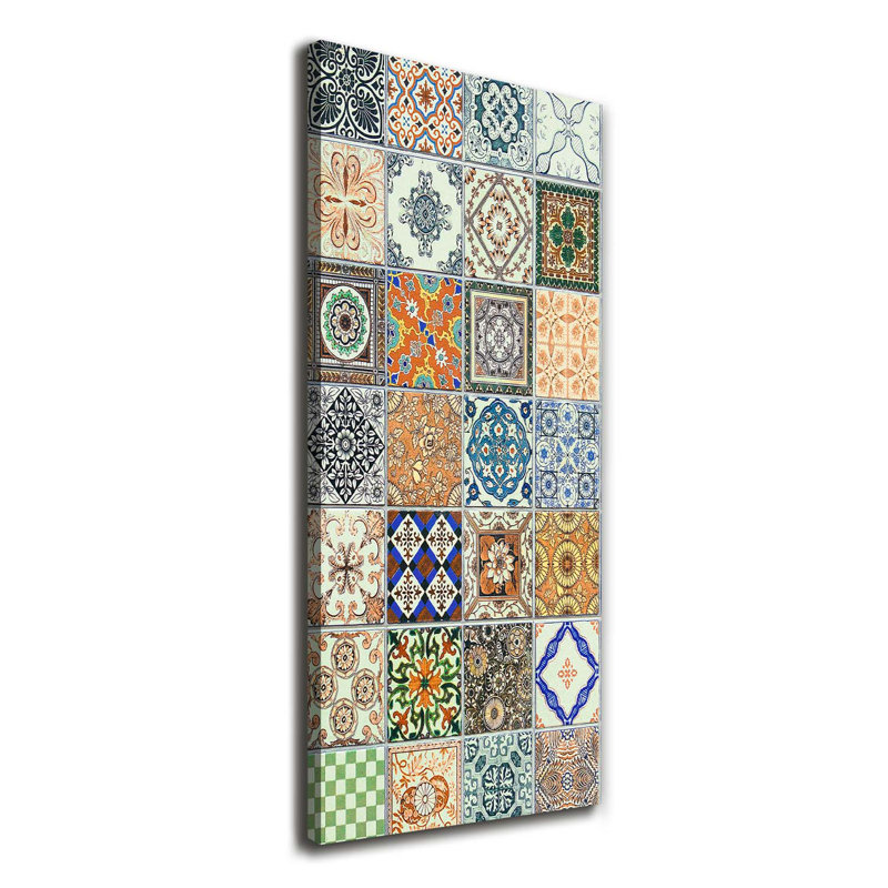 Ceramic Tiles - Wrapped Canvas Print