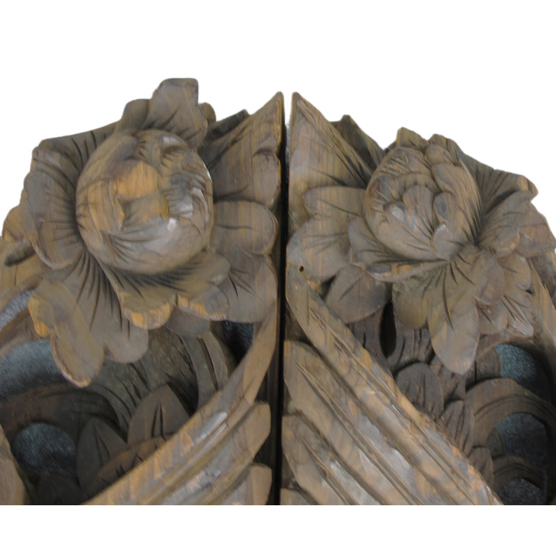 Asian Classic 2 Piece Carvings Sculpture Set
