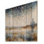 Nuit étoilée au-dessus du désert I - Art mural en bois cactus floral sur bois de pin naturel-335251453