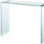 43'' Glass Console Table