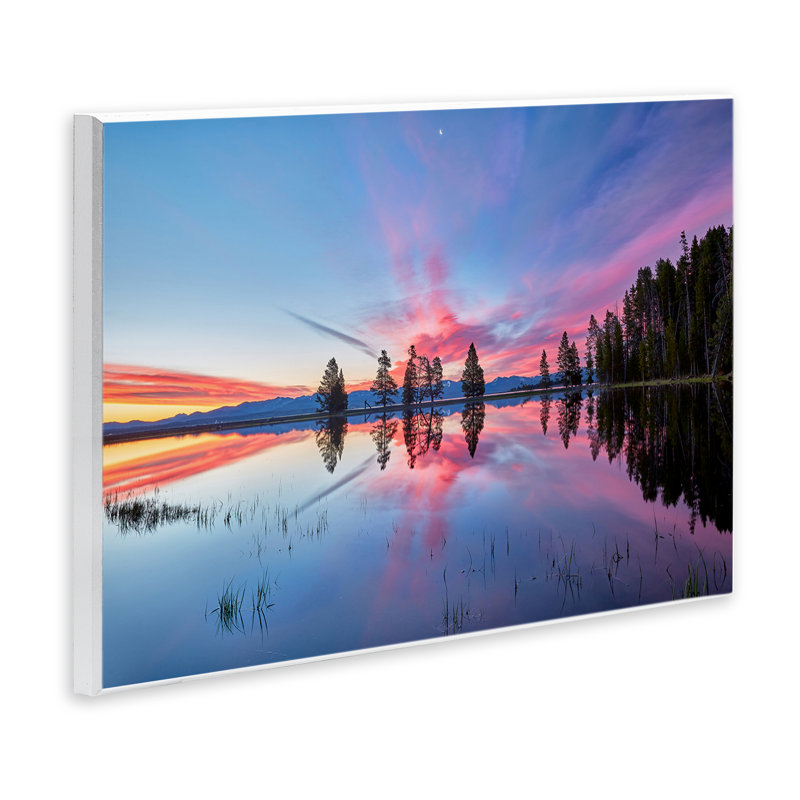 Plaque murale Gull Point At Sunrise, design par Jon Evan, H 13 po x l 19 po