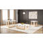 Table de bout moderne en faux marbre avec design bicolore pour un décor de salon élégant et fonctionnel