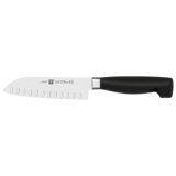 ZWILLING Four Star Hollow Edge Santoku Knife