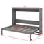 Lit escamotable double pleine grandeur-324761293-324761282