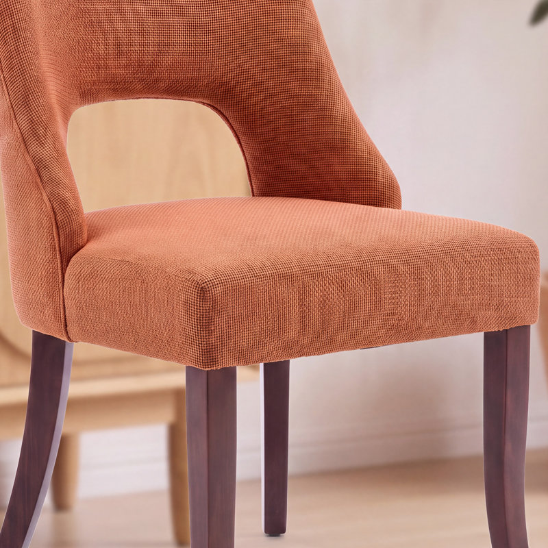 Chaise de salle à manger rembourrée Arlene, Marron foncé