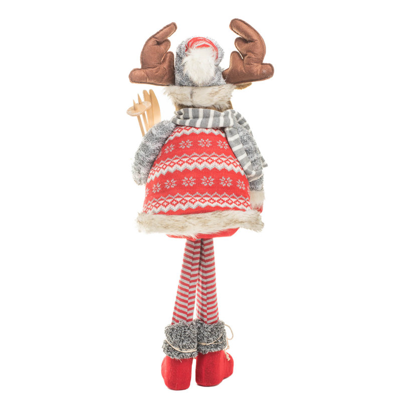 Red Christmas Tree Moose
