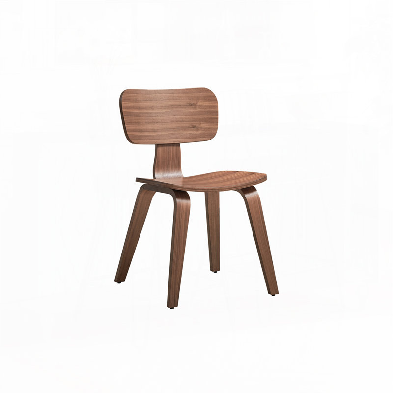 Walnut Finish Side Chair