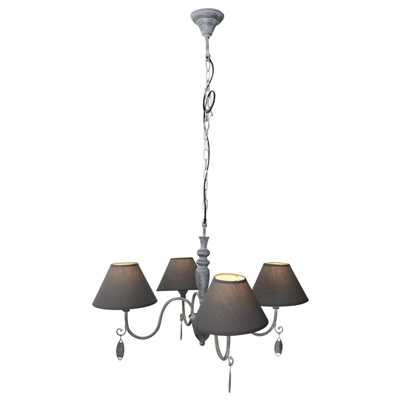 Castle 4 - Light Sputnik Chandelier Chandelier, Grey