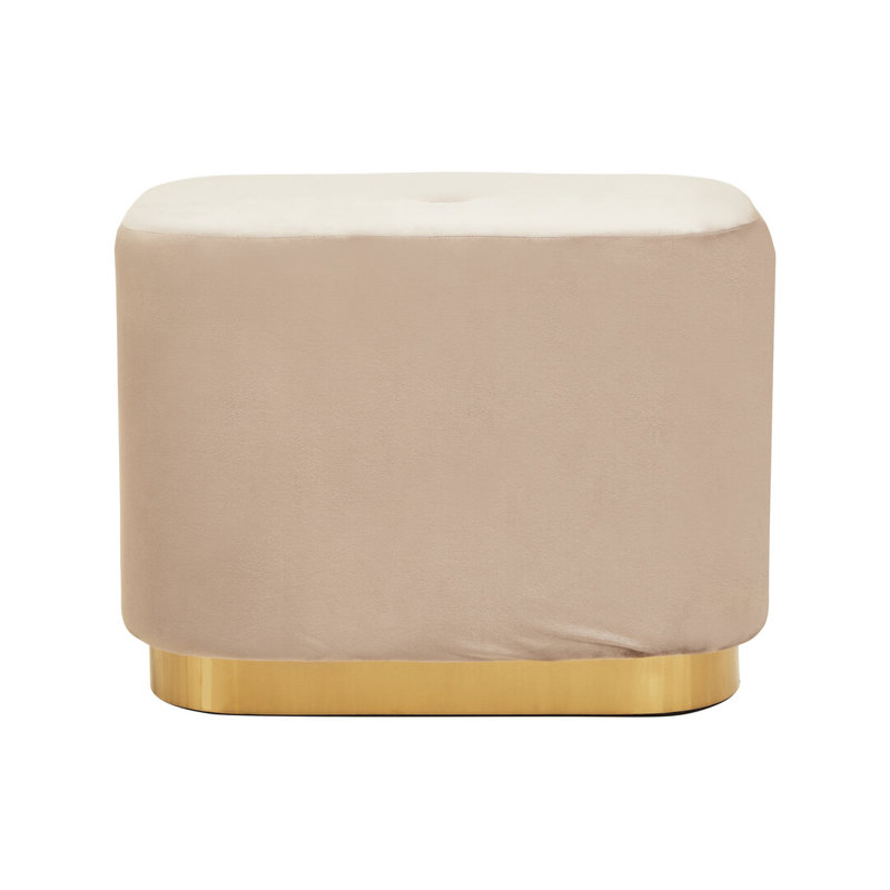 60cm Wide Velvet Pouffe Ottoman