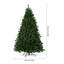 6.89' H Artificial Pine Christmas Tree