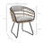 3-Piece Outdoor Wicker Bistro Set